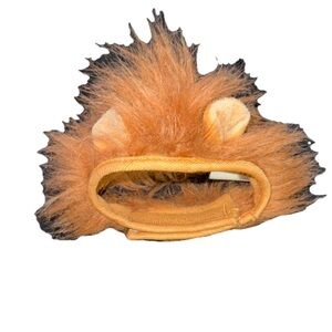 Lion Hat Dog Costume Velcro closure XS/SM NEW